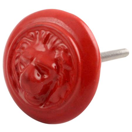 Red Lion Metal Knobs 